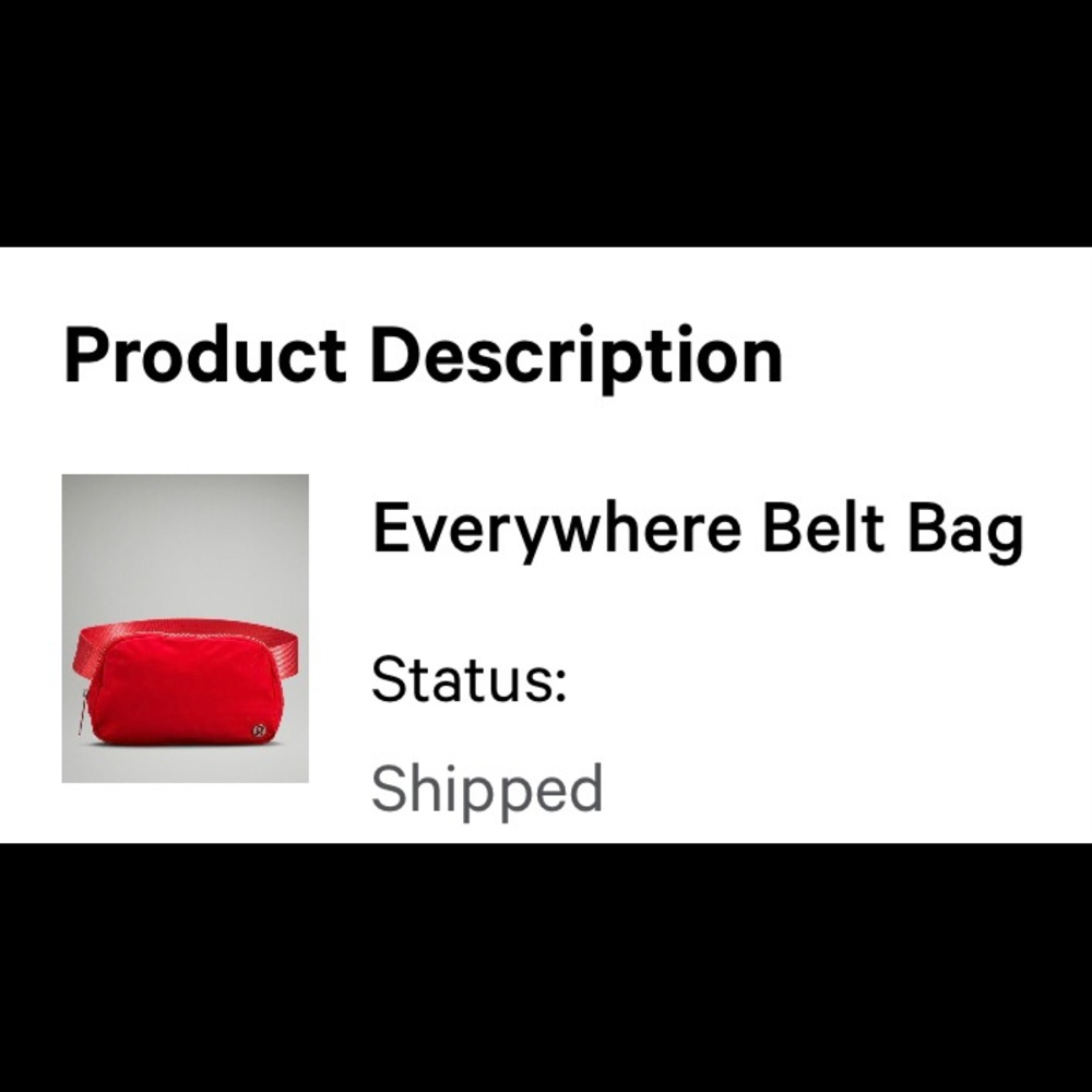 Lululemon Waist / crossbody bag